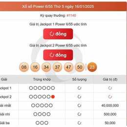 xổ số vietlott ngày 16 tháng 5