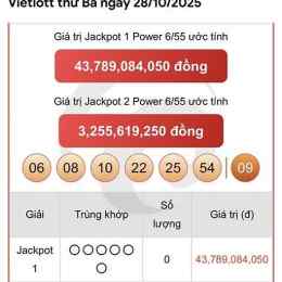 xổ số vietlott ngày 18 tháng 11