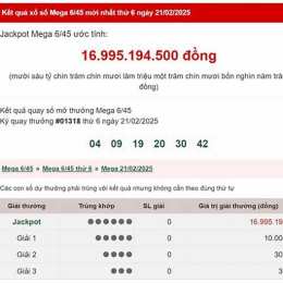 xổ số vietlott ngày 21