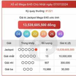 xổ số vietlott ngày 24 tháng 09