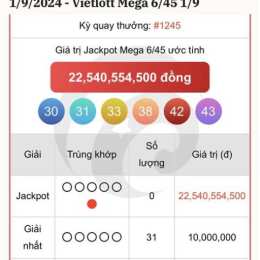 xổ số vietlott ngày 3 tháng 9